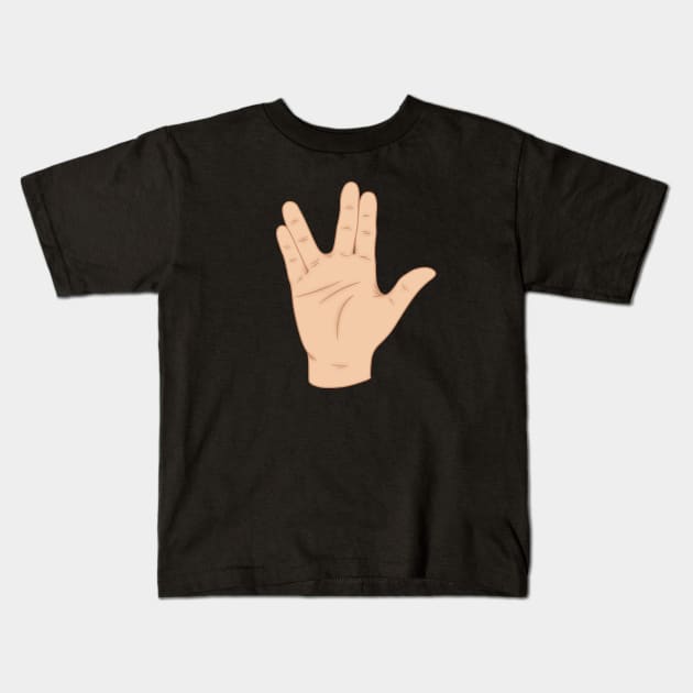 In Spock We Trust Kids T-Shirt by Kitto